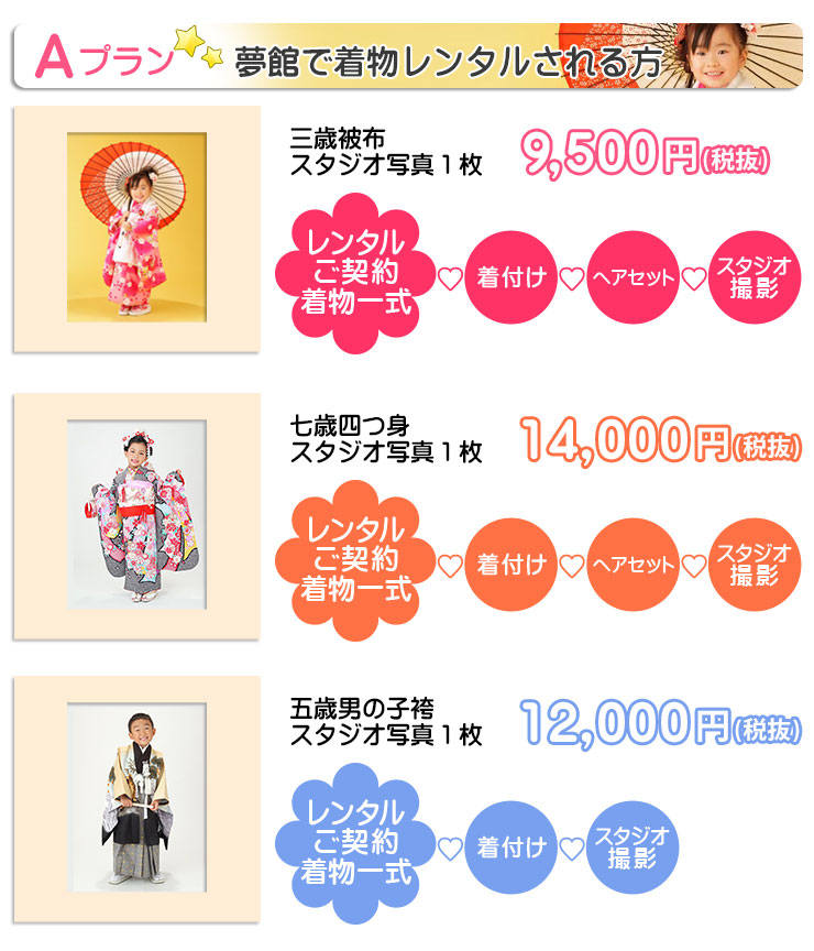 前撮り撮影Aプラン