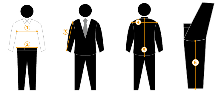 モーニングサイズの測り方