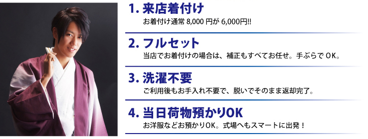 京都着物レンタル夢館のオススメポイント!